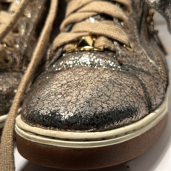 Michael Kors Glam Studded High top sneakers size 8. - Picture 14 of 15